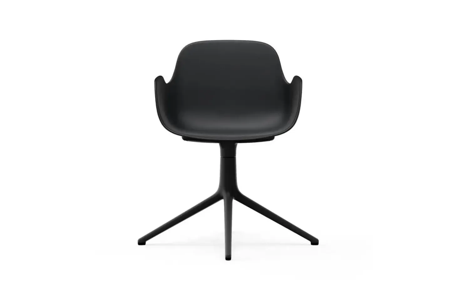 Normann Copenhagen - Form Armchair Swivel 4L Black Alu