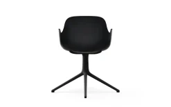 Normann Copenhagen - Form Armchair Swivel 4L Black Alu