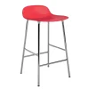 Normann Copenhagen - Form Barstool 65 cm - Rød/krom