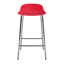 Normann Copenhagen - Form Barstool 65 cm - Rød/krom