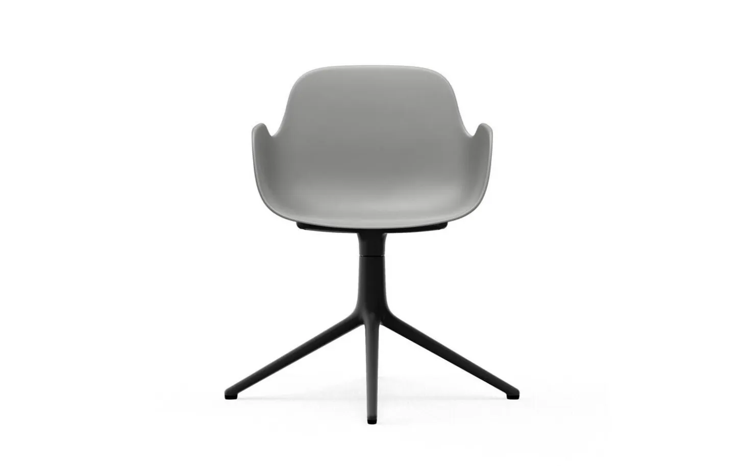 Normann Copenhagen - Form Armchair Swivel 4L Black Alu