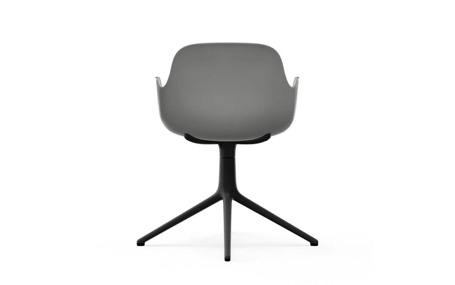 Normann Copenhagen - Form Armchair Swivel 4L Black Alu