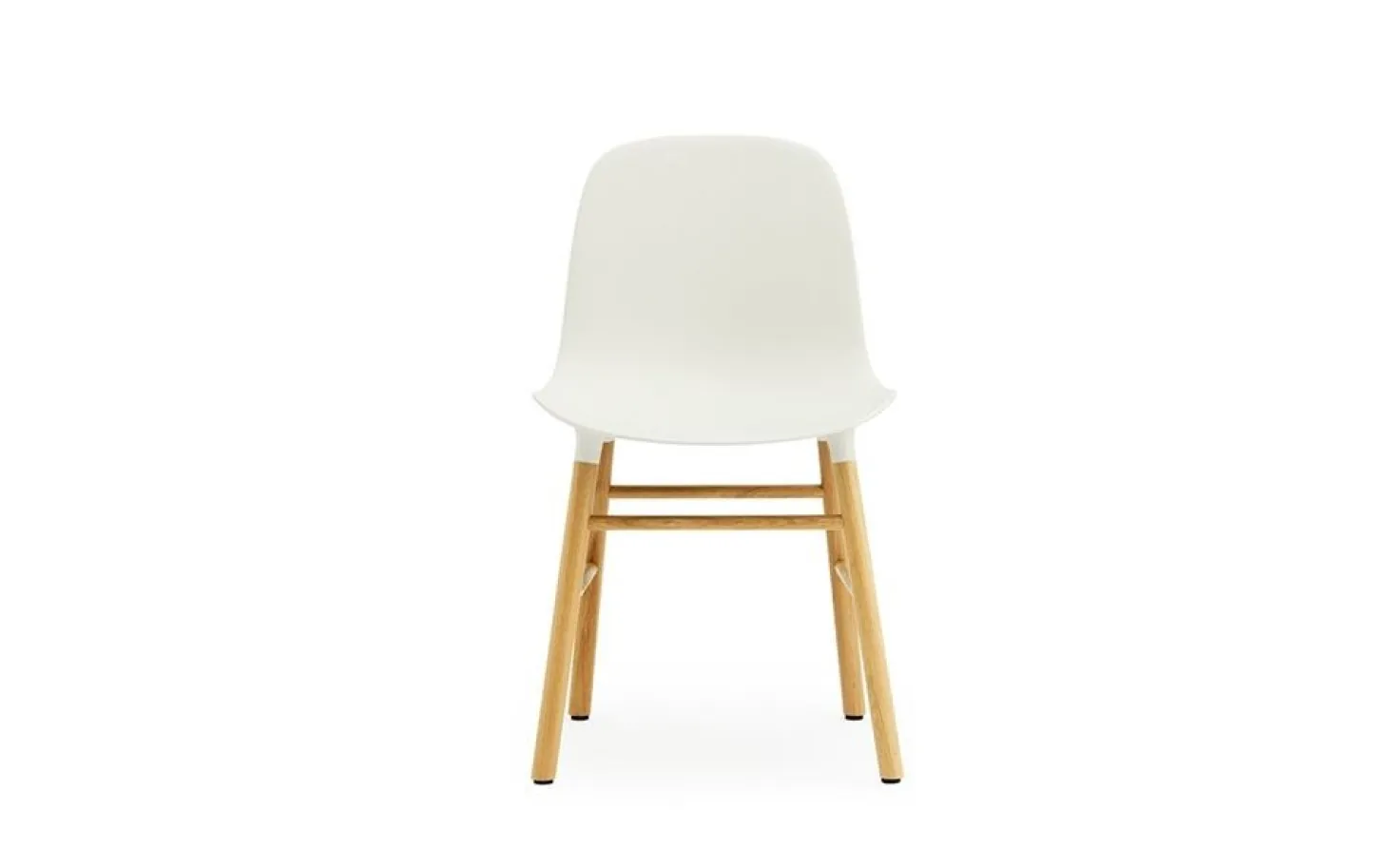 Normann Copenhagen - Form stol - hvid/eg
