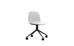 Normann Copenhagen - Form Chair Swivel 4W Black Alu