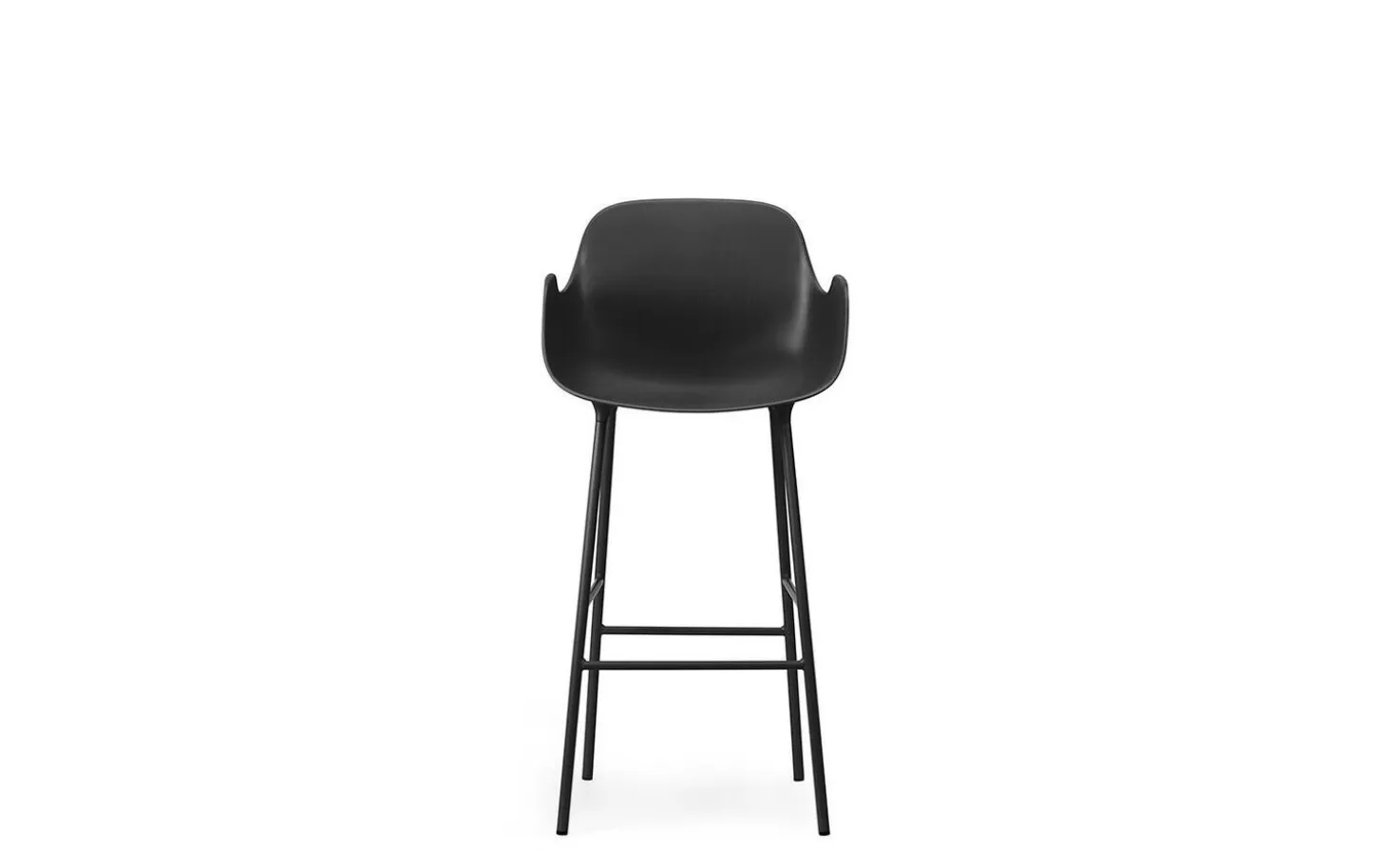 Normann Copenhagen - Form Bar Armchair 75 cm Steel