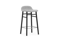 Normann Copenhagen - Form Barstool 65 cm Full Upholstery Black Oak