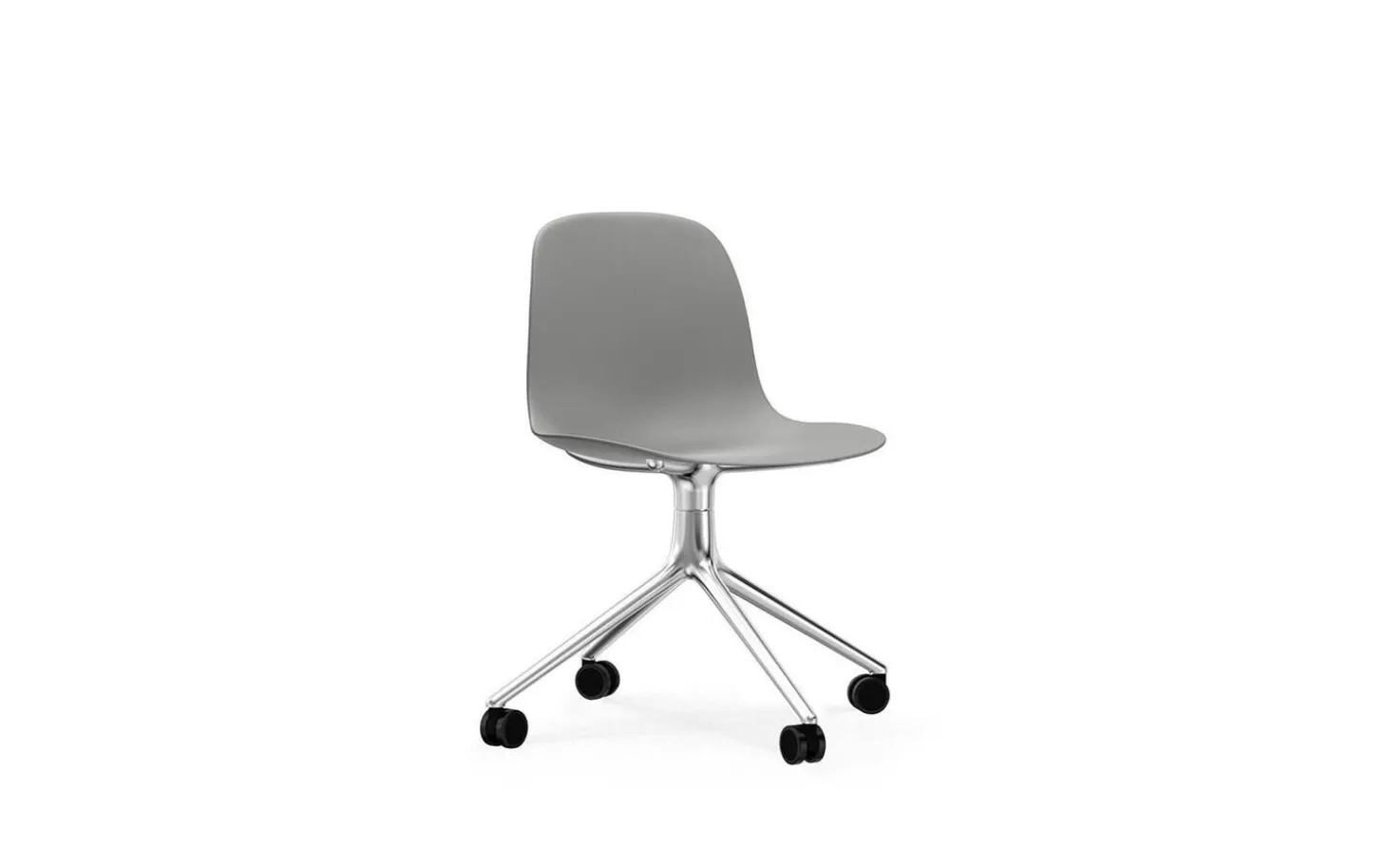 Normann Copenhagen - Form Chair Swivel 4W Alu