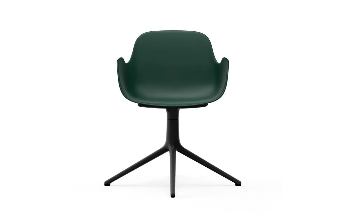 Normann Copenhagen - Form Armchair Swivel 4L Black Alu