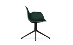 Normann Copenhagen - Form Armchair Swivel 4L Black Alu