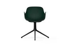 Normann Copenhagen - Form Armchair Swivel 4L Black Alu