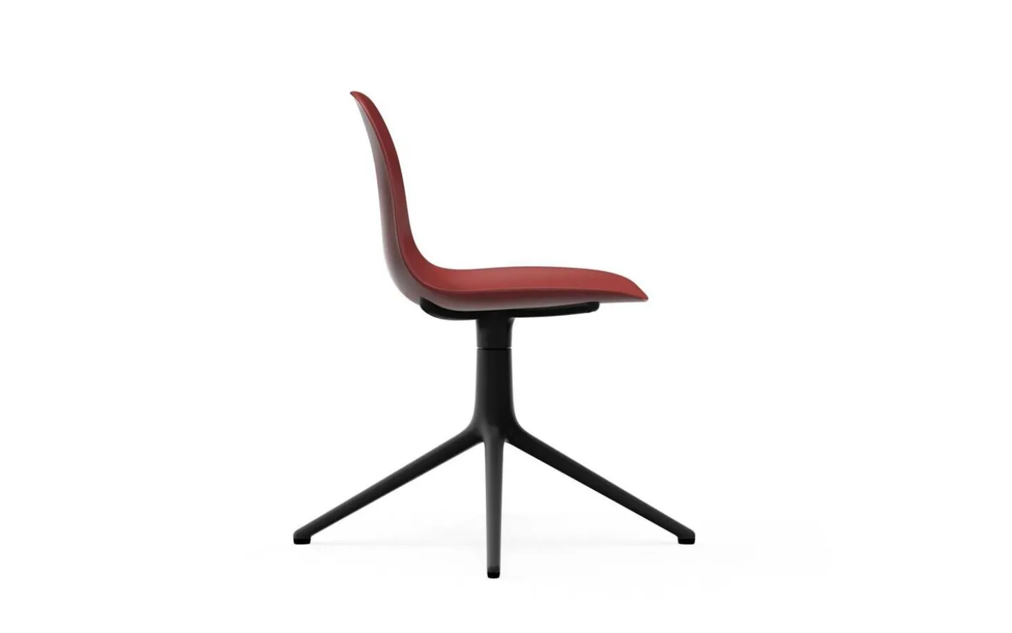 Normann Copenhagen - Form Chair Swivel 4L Black Alu
