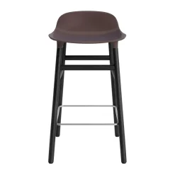 Normann Copenhagen - Form Barstool 65 cm - Brun/Sort eg