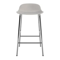 Normann Copenhagen - Form Barstool 65 cm - Varm grå/krom