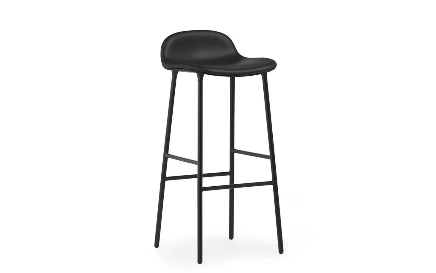 Normann Copenhagen - Form Barstool 75 cm Full Upholstery Steel