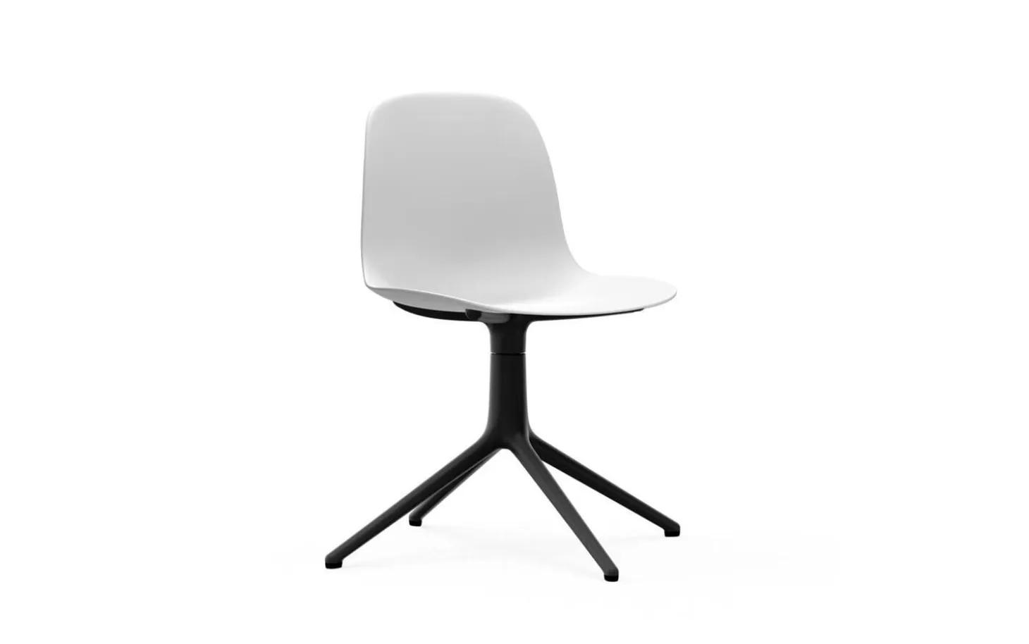 Normann Copenhagen - Form Chair Swivel 4L Black Alu