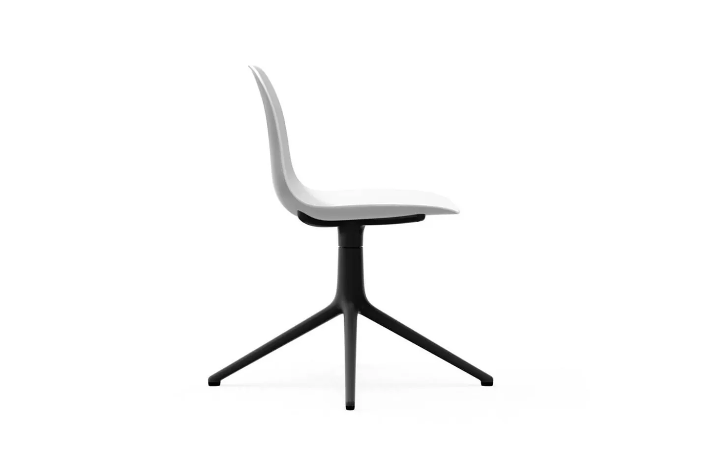 Normann Copenhagen - Form Chair Swivel 4L Black Alu