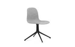 Normann Copenhagen - Form Chair Swivel 4L Full Uph. Black Alu