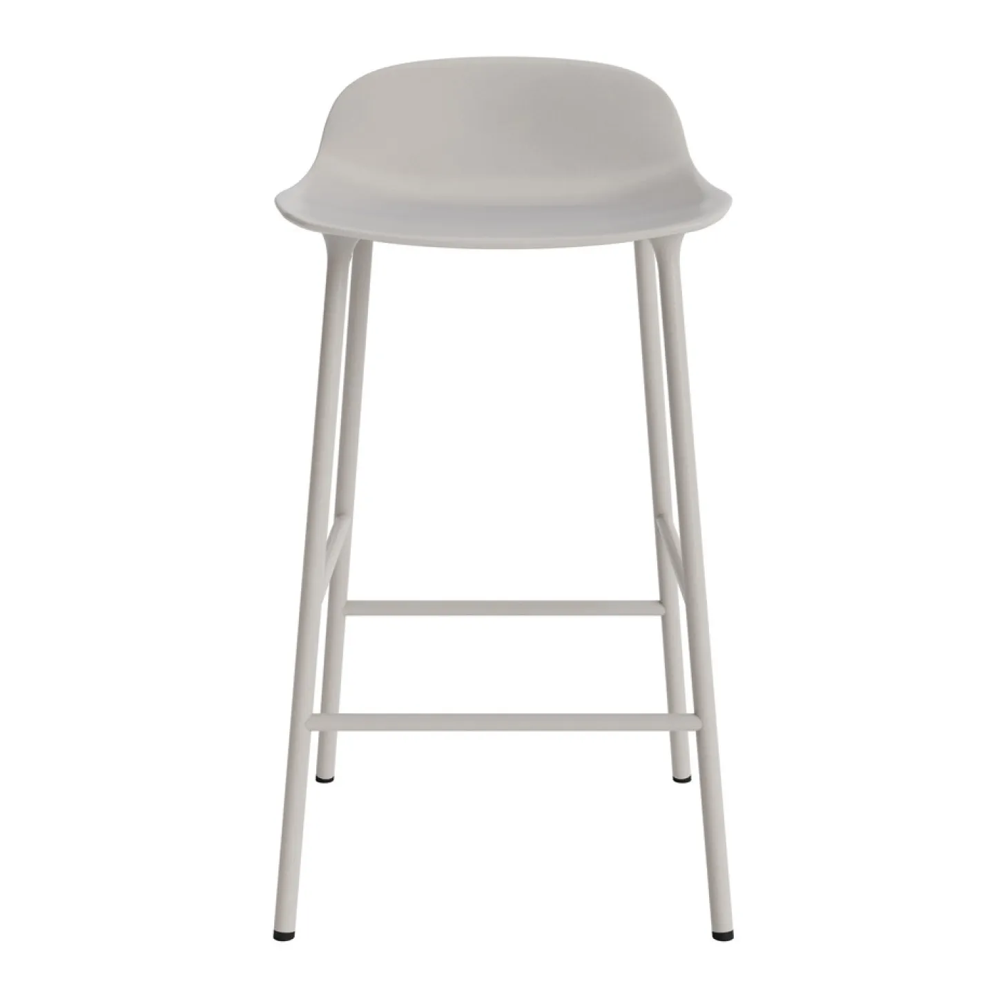 Normann Copenhagen - Form Barstool 65 cm - Varm grå/Stål