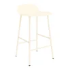 Normann Copenhagen - Form Barstool 65 cm - Creme/Stål