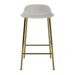 Normann Copenhagen - Form Barstool 65 cm - Varm grå/Messing