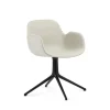 Normann Copenhagen - Form Armchair Swivel 4L Full Uph. Black Alu