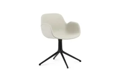 Normann Copenhagen - Form Armchair Swivel 4L Full Uph. Black Alu