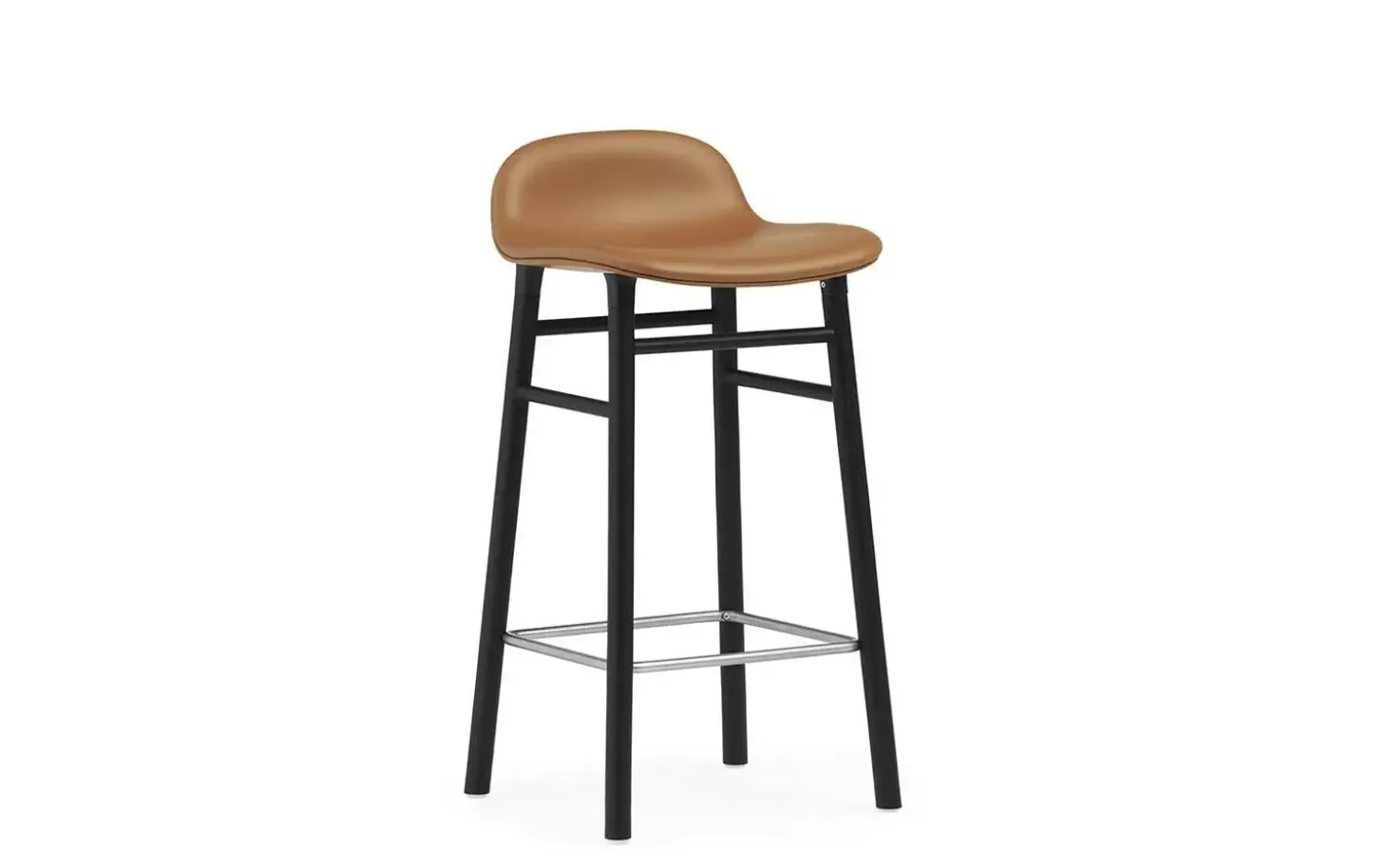 Normann Copenhagen - Form Barstool 65 cm Full Upholstery Black Oak