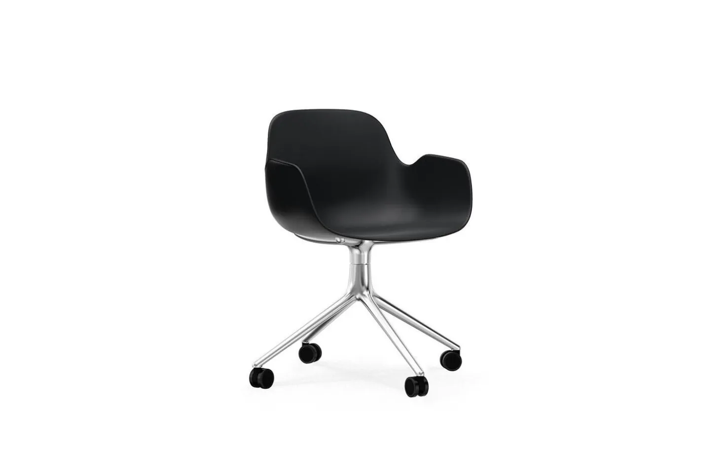 Normann Copenhagen - Form Armchair Swivel 4W Alu