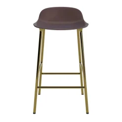 Normann Copenhagen - Form Barstool 65 cm - Brun/Messing