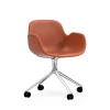 Normann Copenhagen - Form Armchair Swivel 4W Full Uph. Alu