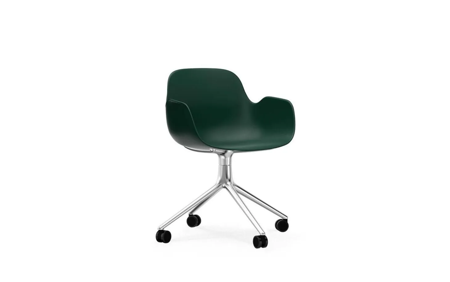 Normann Copenhagen - Form Armchair Swivel 4W Alu
