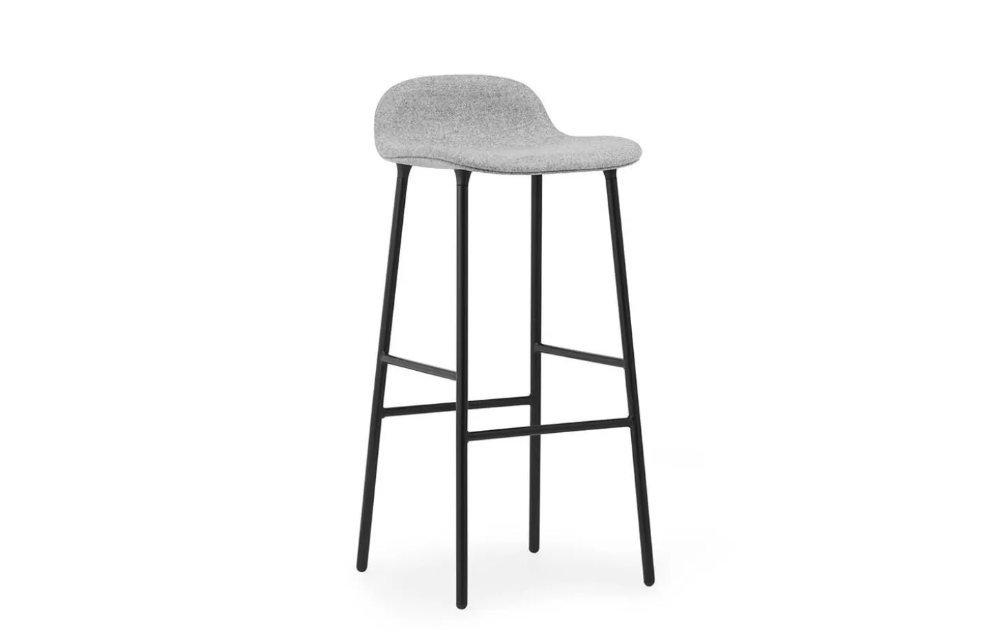 Normann Copenhagen - Form Barstool 75 cm Full Upholstery Steel
