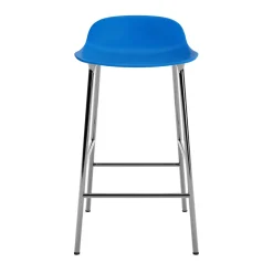 Normann Copenhagen - Form Barstool 65 cm - Blå/krom