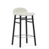 Normann Copenhagen - Form Barstool 65 cm Full Upholstery Black Oak
