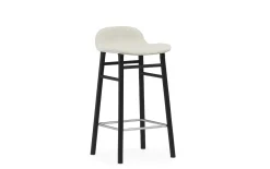 Normann Copenhagen - Form Barstool 65 cm Full Upholstery Black Oak
