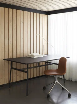 Normann Copenhagen - Form Chair Swivel 4W Full Uph. Alu