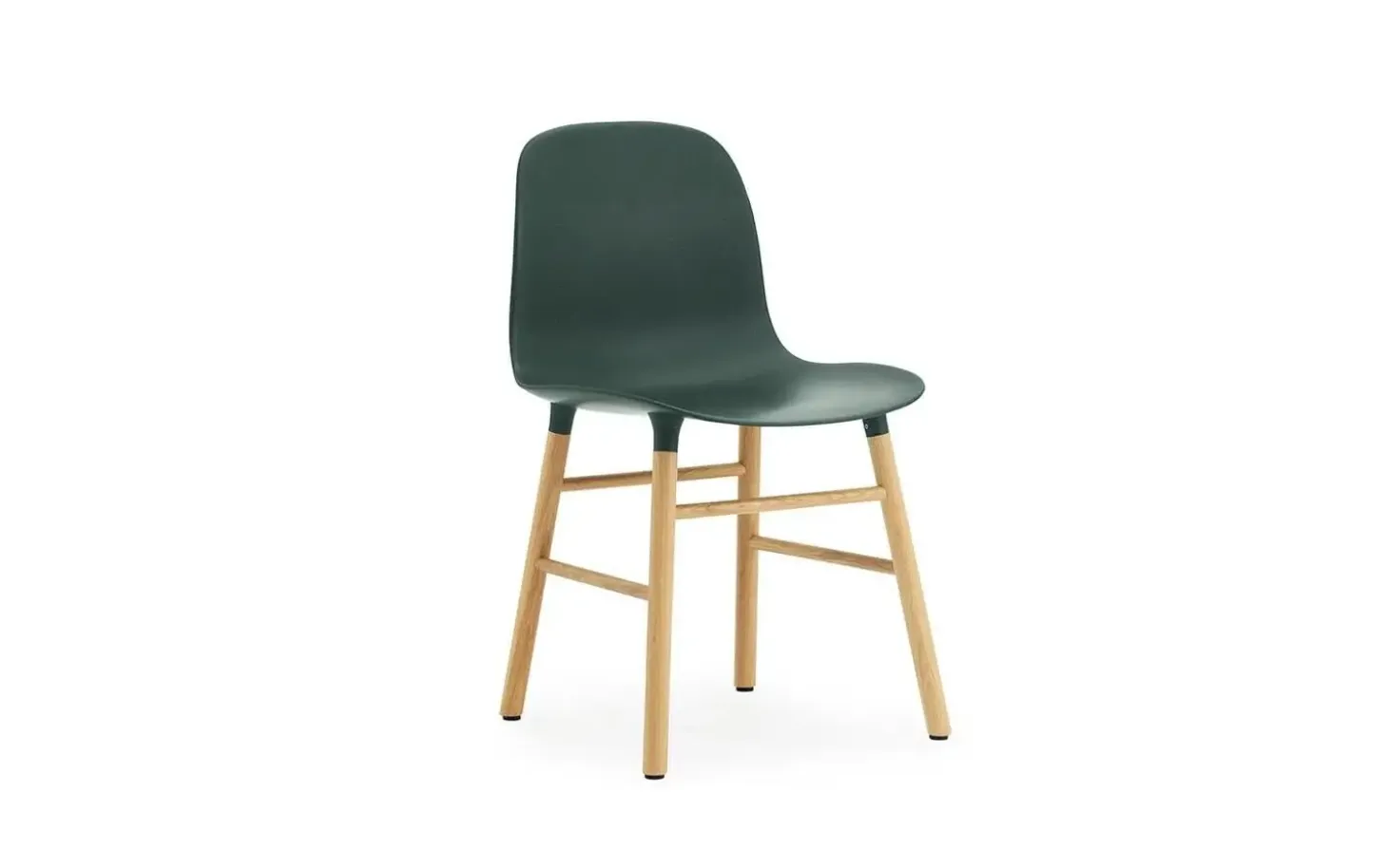 Normann Copenhagen - Form Chair Oak - Stol i Grøn og Eg
