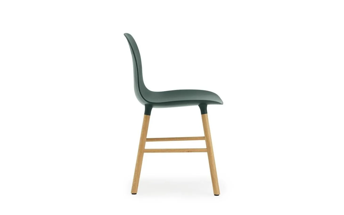 Normann Copenhagen - Form Chair Oak - Stol i Grøn og Eg