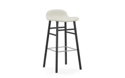 Normann Copenhagen - Form Barstool 75 cm Full Upholstery Black Oak
