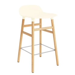 Normann Copenhagen - Form Barstool 65 cm - Creme/Eg