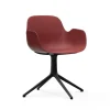 Normann Copenhagen - Form Armchair Swivel 4L Black Alu