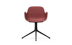 Normann Copenhagen - Form Armchair Swivel 4L Black Alu