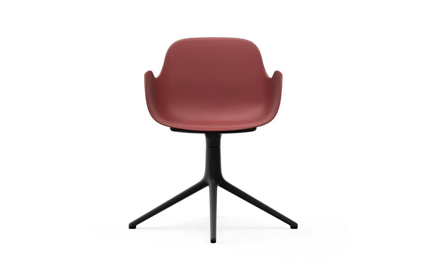 Normann Copenhagen - Form Armchair Swivel 4L Black Alu