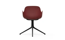 Normann Copenhagen - Form Armchair Swivel 4L Black Alu