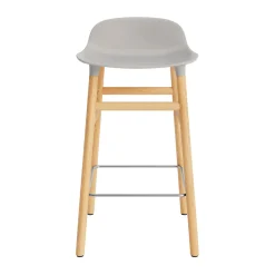 Normann Copenhagen - Form Barstool 65 cm - Varm grå/Eg