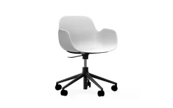 Normann Copenhagen - Form Armchair Swivel 5W Gas Lift Black Alu