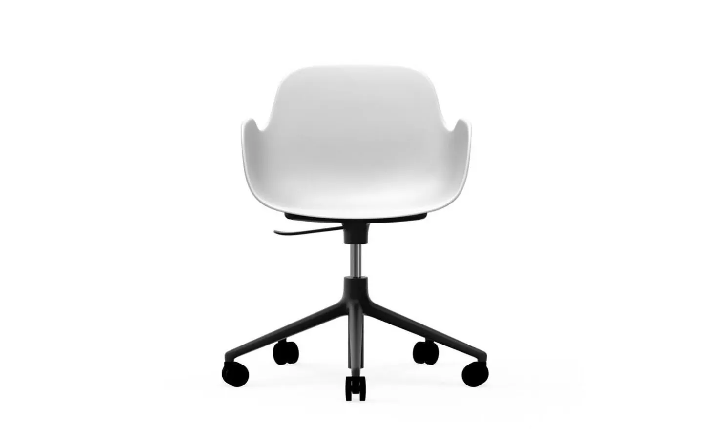 Normann Copenhagen - Form Armchair Swivel 5W Gas Lift Black Alu