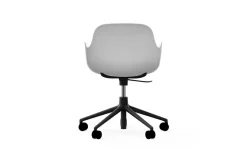 Normann Copenhagen - Form Armchair Swivel 5W Gas Lift Black Alu