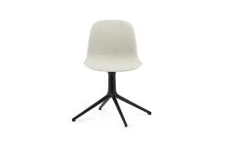 Normann Copenhagen - Form Chair Swivel 4L Full Uph. Black Alu