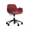 Normann Copenhagen - Form Armchair Swivel 5W Gas Lift Black Alu